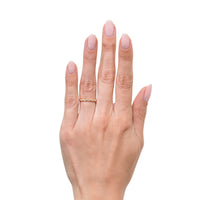 0.35ct Round Brilliant Cut Diamond Eternity Band in 18k Rose Gold