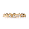 0.35ct Round Cut Diamond Eternity Band in 18k Yellow Gold