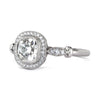 1.21ct Old Mine Cut Diamond Engagement Ring