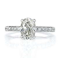 2.03ct Oval Cut Diamond Engagement Ring