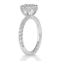 2.03ct Oval Cut Diamond Engagement Ring