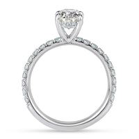 2.03ct Oval Cut Diamond Engagement Ring