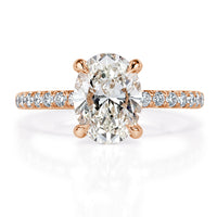 2.38ct Oval Cut Diamond Engagement Ring