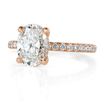 2.38ct Oval Cut Diamond Engagement Ring