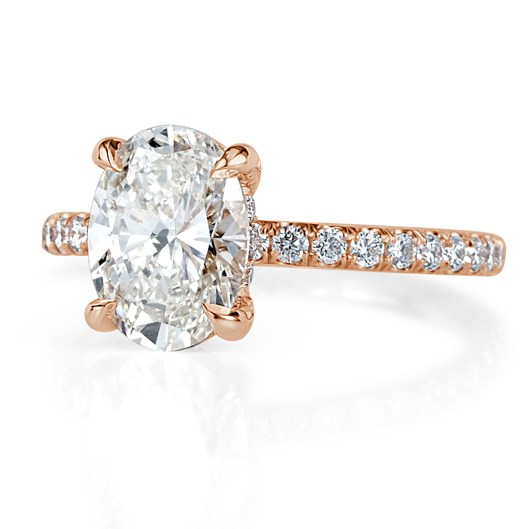 2.38ct Oval Cut Diamond Engagement Ring