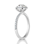 1.33ct Old Mine Cut Diamond Engagement Ring