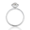 1.33ct Old Mine Cut Diamond Engagement Ring
