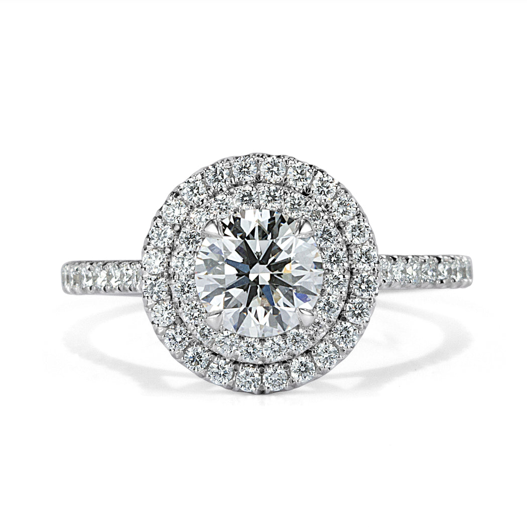 1.36ct Round Brilliant Cut Diamond Engagement Ring