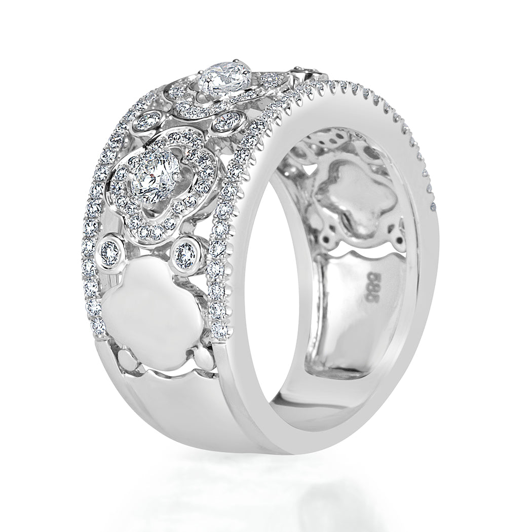 1.00ct Round Brilliant Cut Diamond Right-Hand Ring