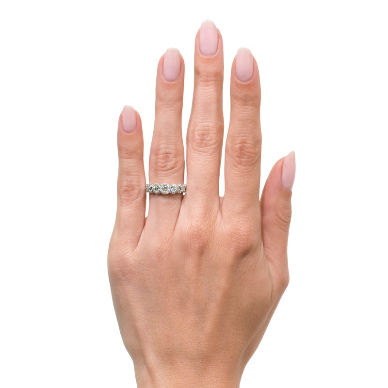 1.10ct Round Brilliant Cut Diamond Ring in 14k White Gold