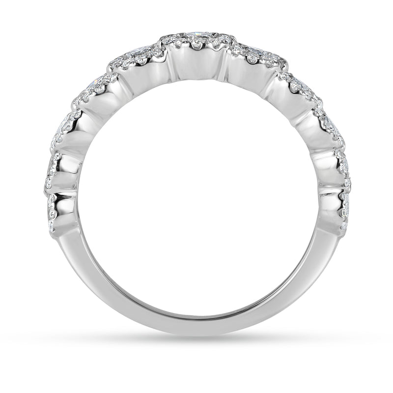 1.10ct Round Brilliant Cut Diamond Ring in 14k White Gold