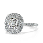 1.73ct Old Mine Cut Diamond Engagement Ring