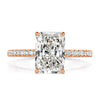 2.81ct Radiant Cut Diamond Engagement Ring