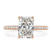 2.81ct Radiant Cut Diamond Engagement Ring