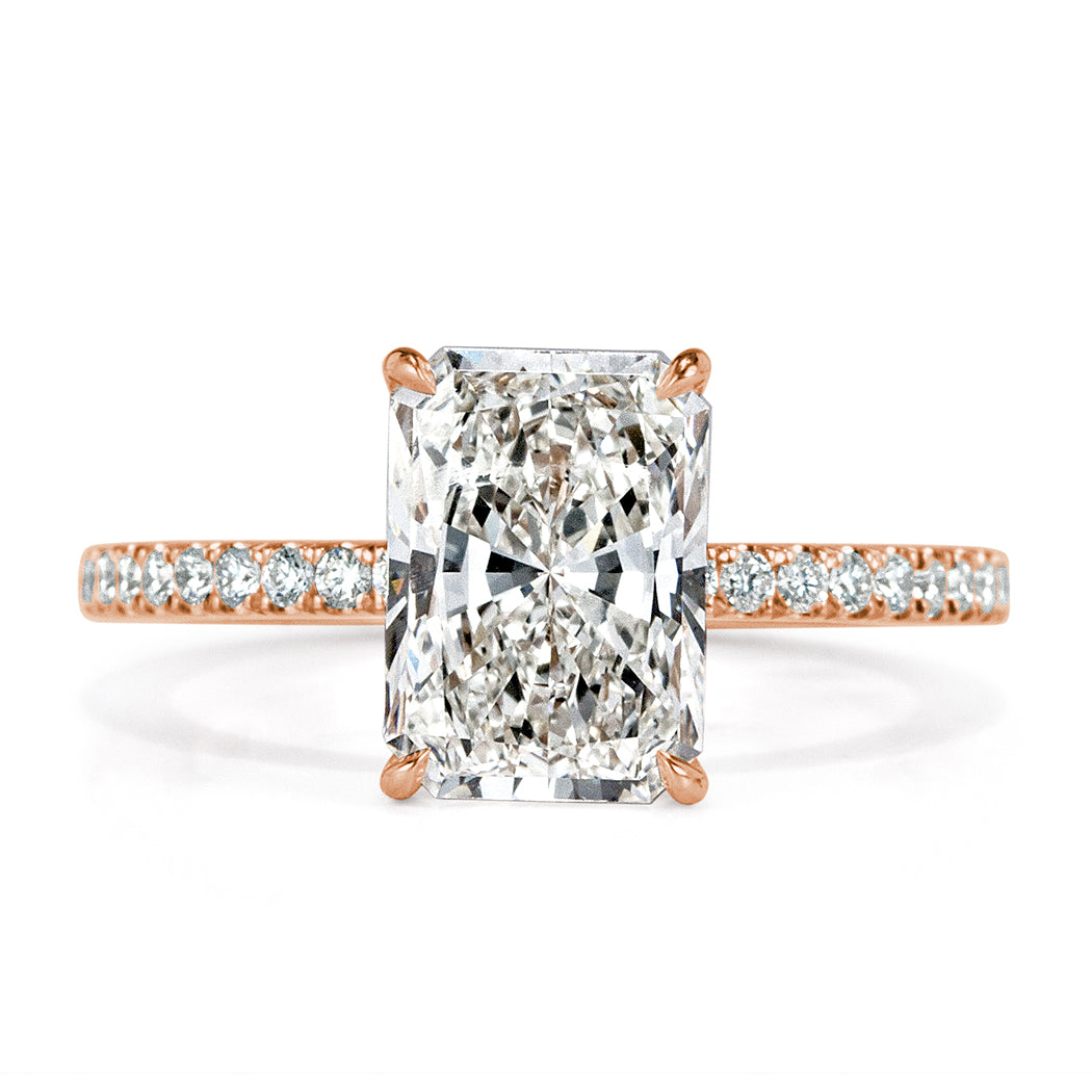 2.81ct Radiant Cut Diamond Engagement Ring