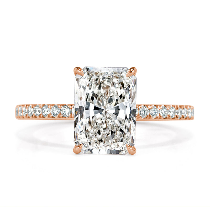 2.81ct Radiant Cut Diamond Engagement Ring