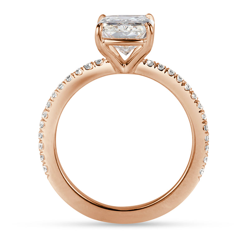 2.81ct Radiant Cut Diamond Engagement Ring