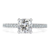 1.76ct Old Mine Cut Diamond Engagement Ring