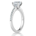 1.76ct Old Mine Cut Diamond Engagement Ring