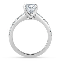 1.76ct Old Mine Cut Diamond Engagement Ring