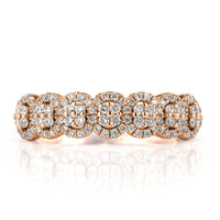 0.45ct Round Brilliant Cut Diamond Right-Hand Ring in 14k Rose Gold