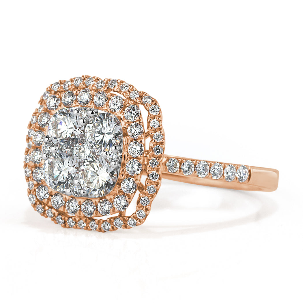 1.10ct Round Brilliant Cut Diamond Right-Hand Ring