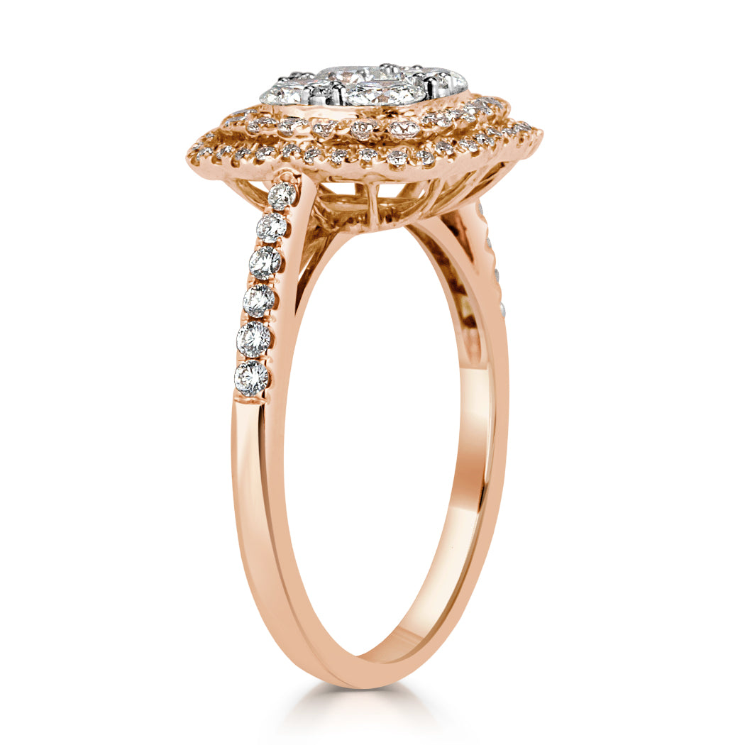 1.10ct Round Brilliant Cut Diamond Right-Hand Ring