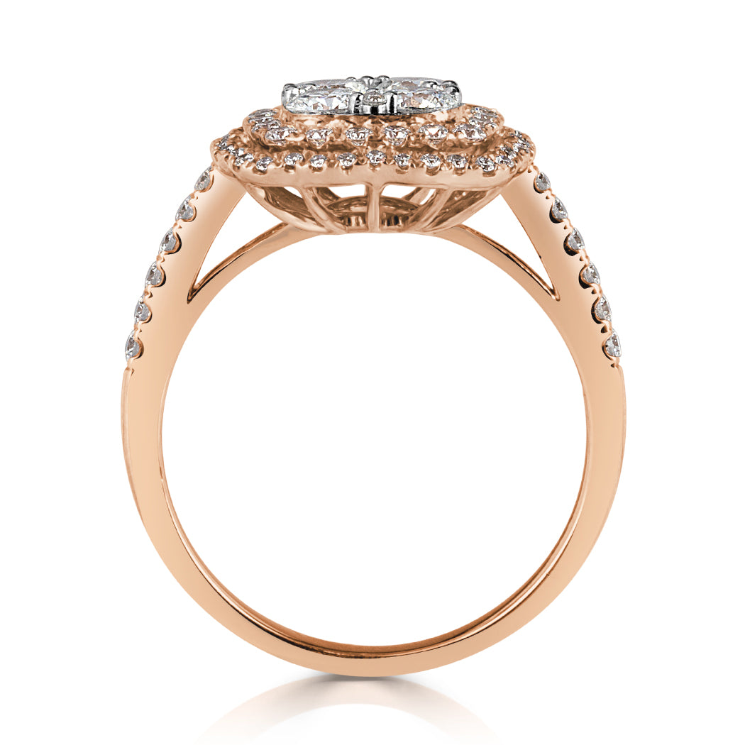 1.10ct Round Brilliant Cut Diamond Right-Hand Ring