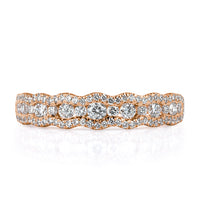 0.55ct Round Brilliant Cut Diamond Ring in 14k Rose Gold