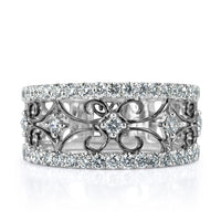 0.90ct Round Brilliant Cut Diamond Ring in 14k White Gold