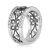 0.90ct Round Brilliant Cut Diamond Ring in 14k White Gold