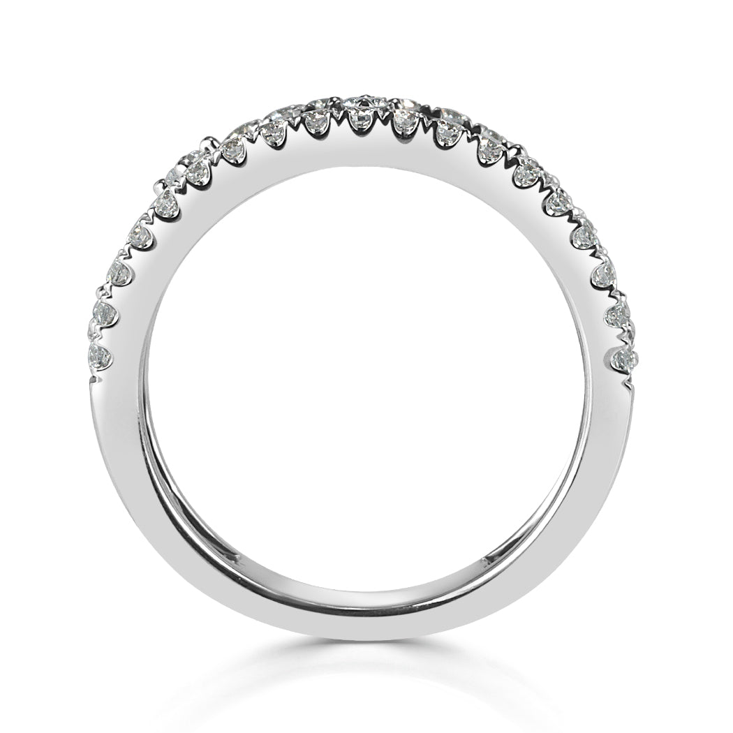 0.90ct Round Brilliant Cut Diamond Ring in 14k White Gold
