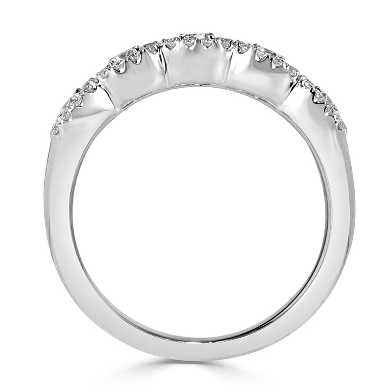 0.50ct Round Brilliant Cut Diamond Ring in 14k White Gold