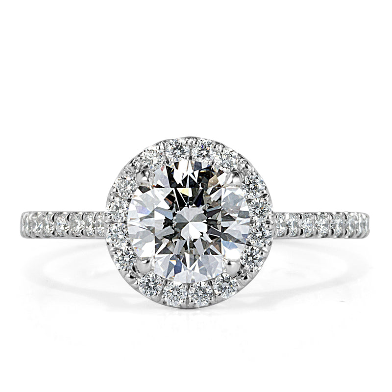 1.47ct Round Brilliant Cut Diamond Engagement Ring