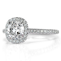 1.42ct Cushion Brilliant Diamond Engagement Ring