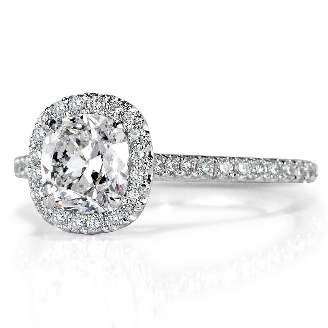 1.42ct Cushion Brilliant Diamond Engagement Ring