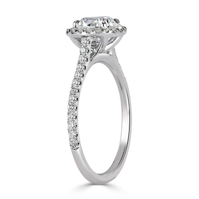1.42ct Cushion Brilliant Diamond Engagement Ring