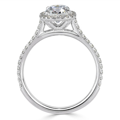 1.42ct Cushion Brilliant Diamond Engagement Ring