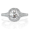 2.05ct Old Mine Cut Diamond Engagement Ring