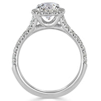 2.05ct Old Mine Cut Diamond Engagement Ring