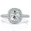 2.20ct Old Mine Cut Diamond Engagement Ring