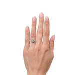 2.20ct Old Mine Cut Diamond Engagement Ring