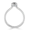 1.41ct Old Mine Cut Diamond Engagement Ring