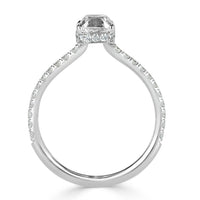 1.41ct Old Mine Cut Diamond Engagement Ring