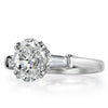 2.41ct Oval Cut Diamond Three-Stone Engagement Ring