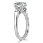 2.41ct Oval Cut Diamond Three-Stone Engagement Ring