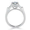 2.41ct Oval Cut Diamond Three-Stone Engagement Ring