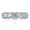 5.15ct Three-Sided Round Brilliant Cut Diamond Ring in 18k White Gold