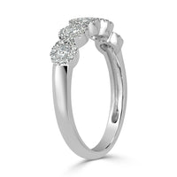 0.55ct Round Brilliant Cut Diamond Ring in 14k White Gold