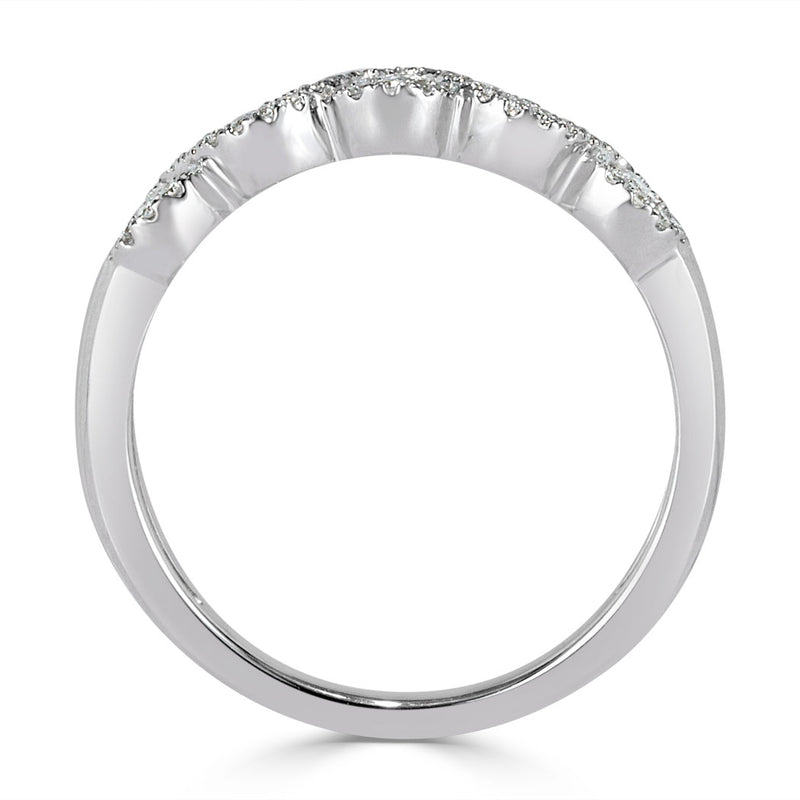 0.55ct Round Brilliant Cut Diamond Ring in 14k White Gold